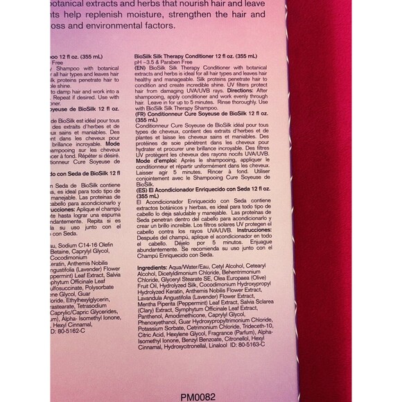 NIB Biosilk Silk Therapy Original Replenishing & Reconstructing System 3 Pc Set - Picture 8 of 8